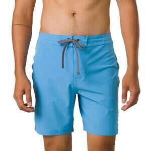 prAna Size 36 Clear Sky 9” Riveter Boardshort Swimming Trunks Drawstring J17-19